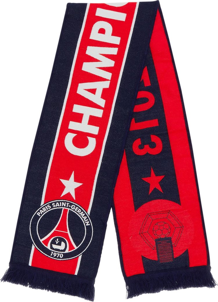 Vintage Paris Saint-Germain Champions 2013 Scarf 'Red/Blue'