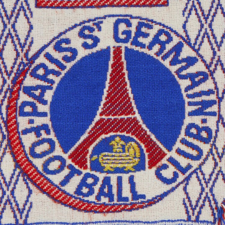 Vintage Paris Saint Germain Scarf Multicolor