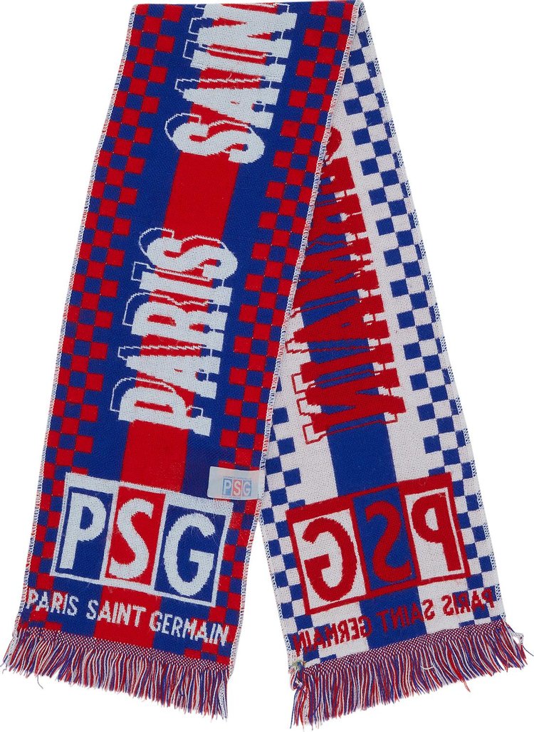 Vintage Paris Saint Germain Scarf RedBlue