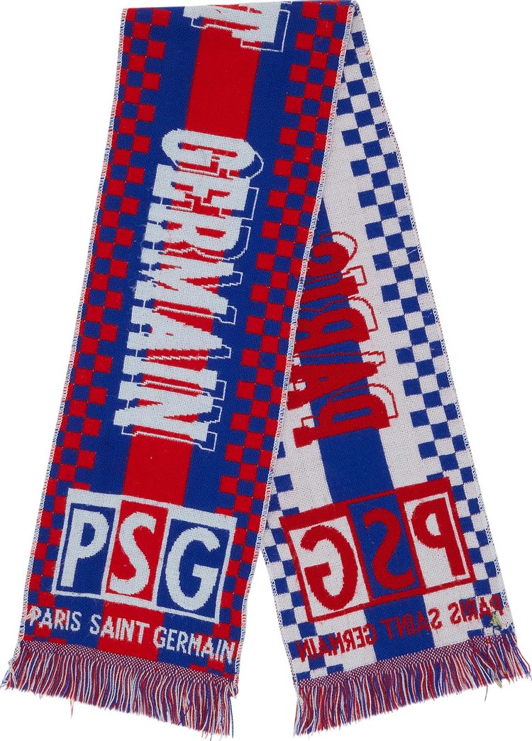 Vintage Paris Saint Germain Scarf RedBlue