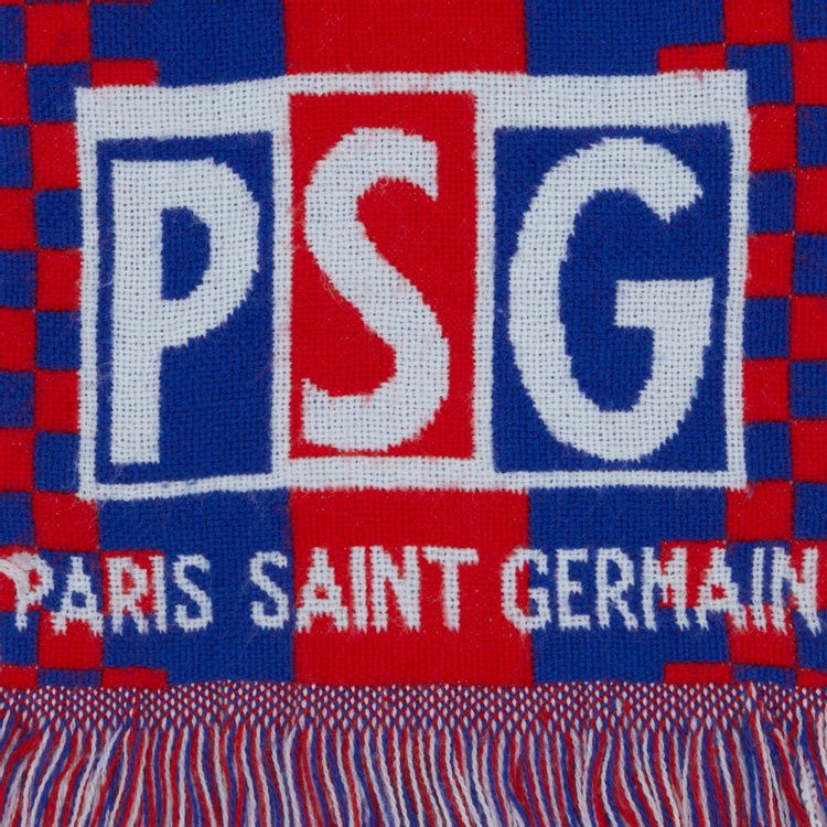 Vintage Paris Saint Germain Scarf RedBlue