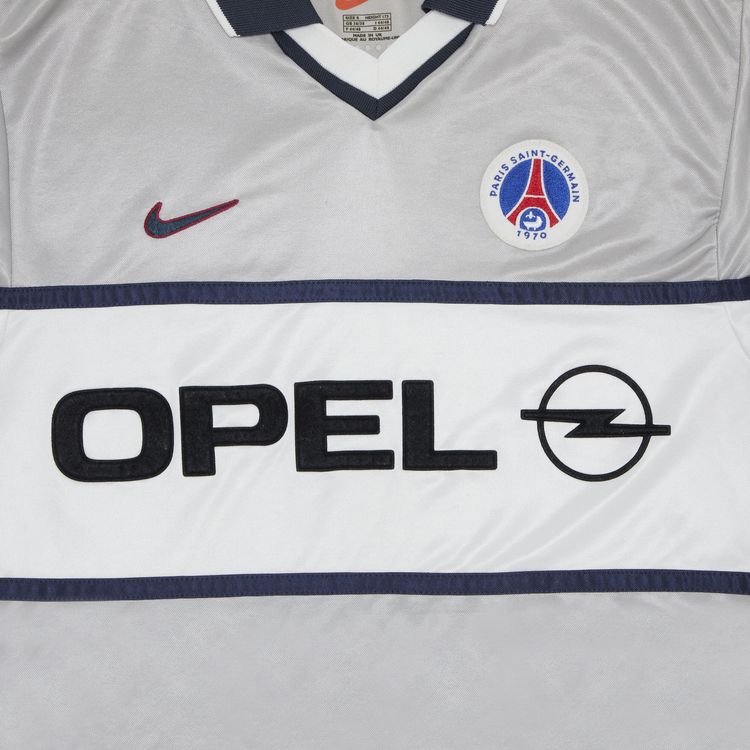 Vintage Paris Saint Germain Away Stadium Shirt GreyWhite