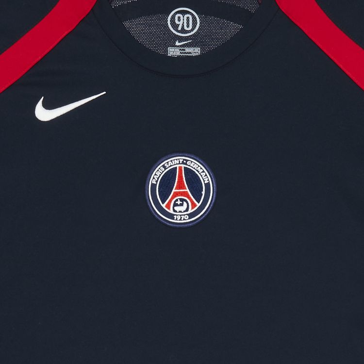 Vintage Paris Saint Germain Training Stadium Shirt Navy