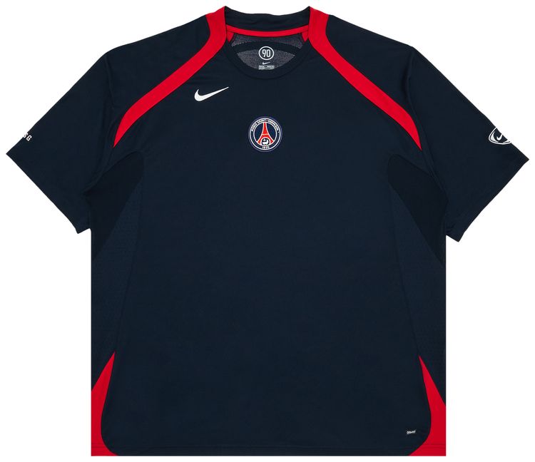 Vintage Paris Saint Germain Training Stadium Shirt Navy
