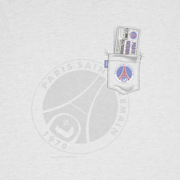 Vintage Paris Saint Germain Home Stadium T Shirt Grey
