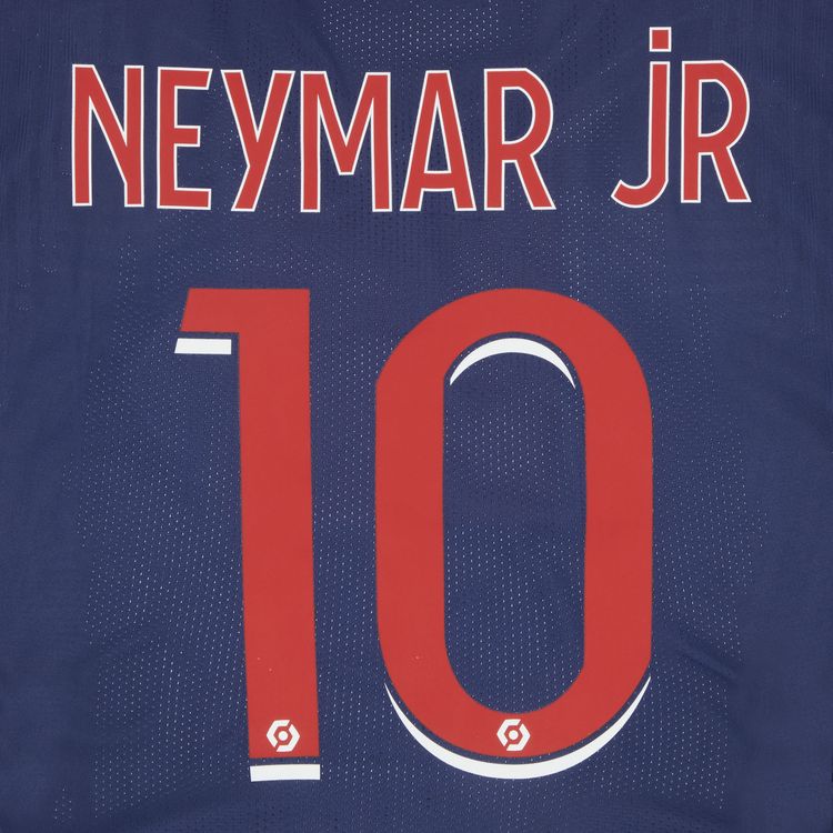 Pre Owned Paris Saint Germain 50th Anniversary Edition Neymar 10 Home Jersey Navy
