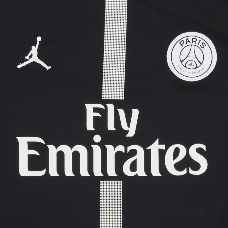 Pre Owned Paris Saint Germain Champions League Mbappe 7 Third Jersey Black