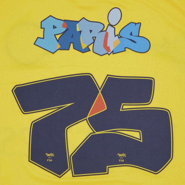 Paris Saint Germain Paris 75 Champion Graffiti Away Jersey Yellow