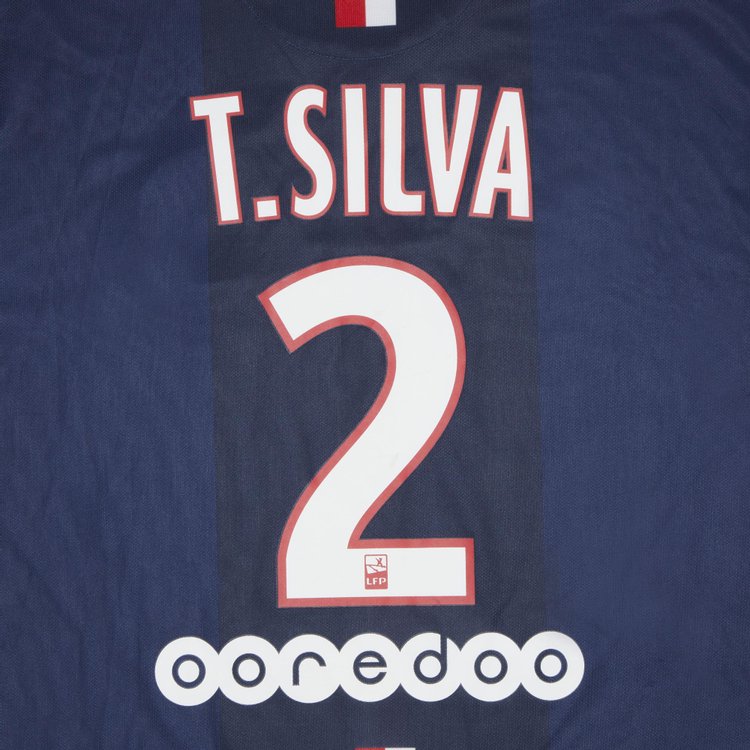 Paris Saint Germain T Silva 2 Home Jersey Navy