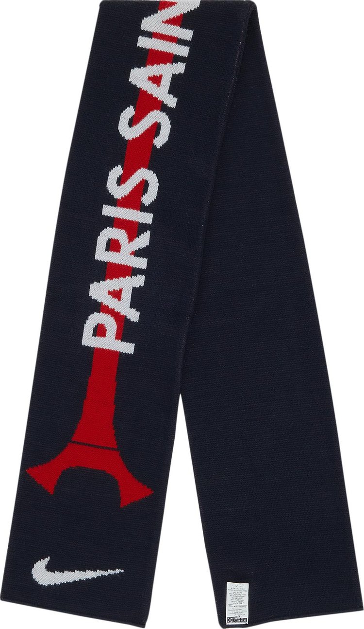 Pre Owned Nike Paris Saint Germain Scarf NavyRed