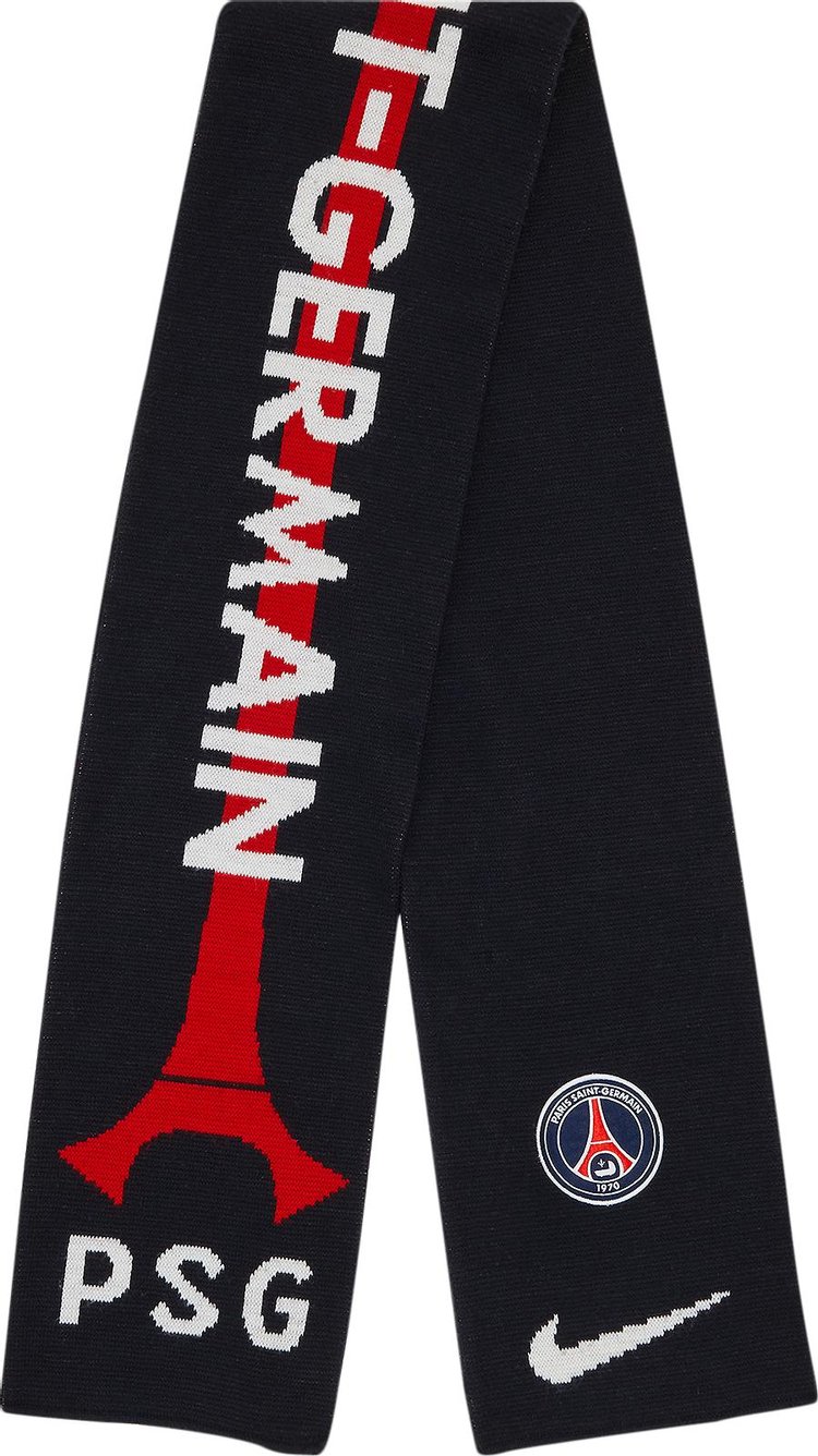 Pre Owned Nike Paris Saint Germain Scarf NavyRed