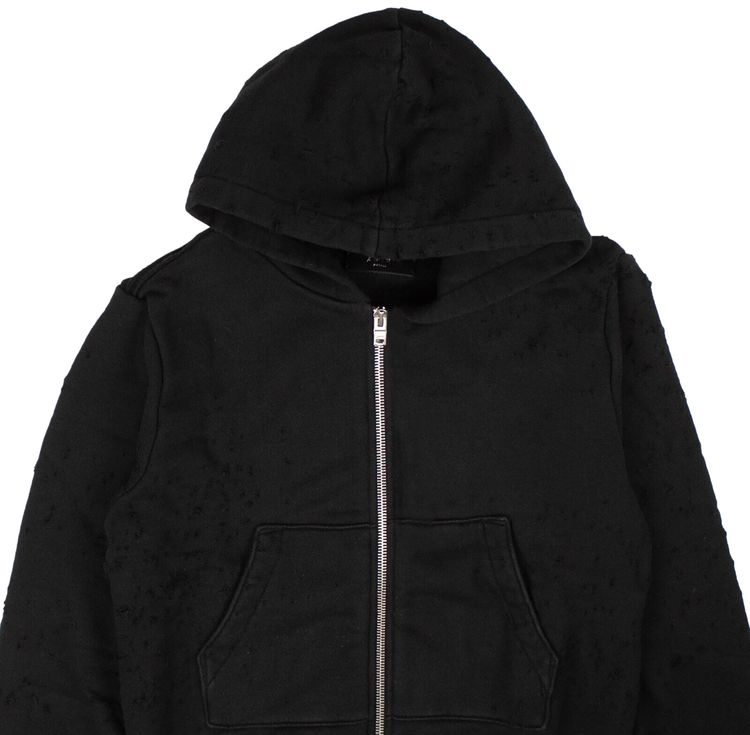 Amiri Shotgun Zip Hoodie Black