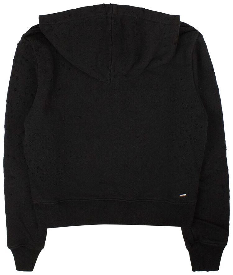 Amiri Shotgun Zip Hoodie Black