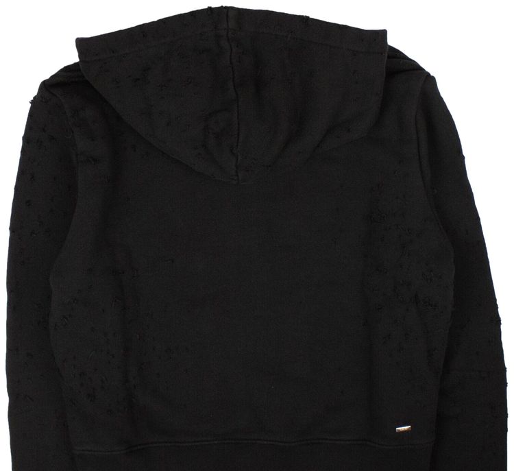 Amiri Shotgun Zip Hoodie Black