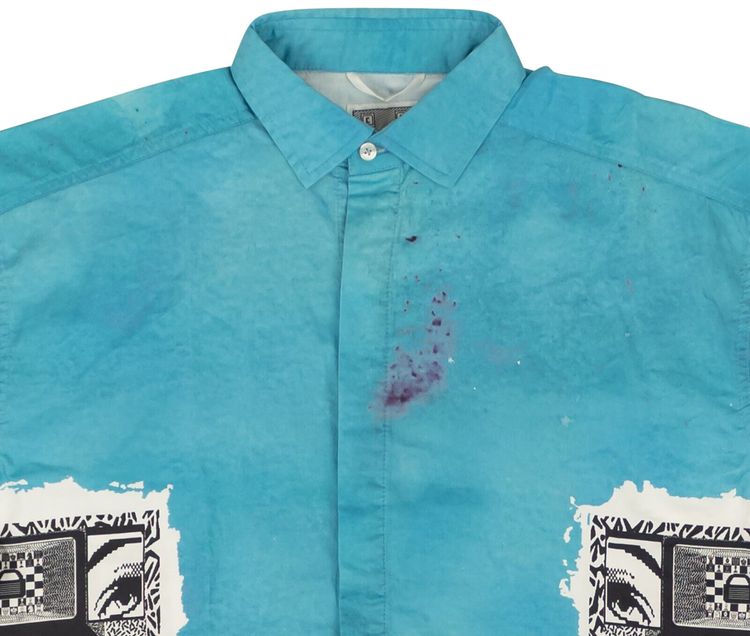 Cav Empt Security Short Sleeve Shirt Blue