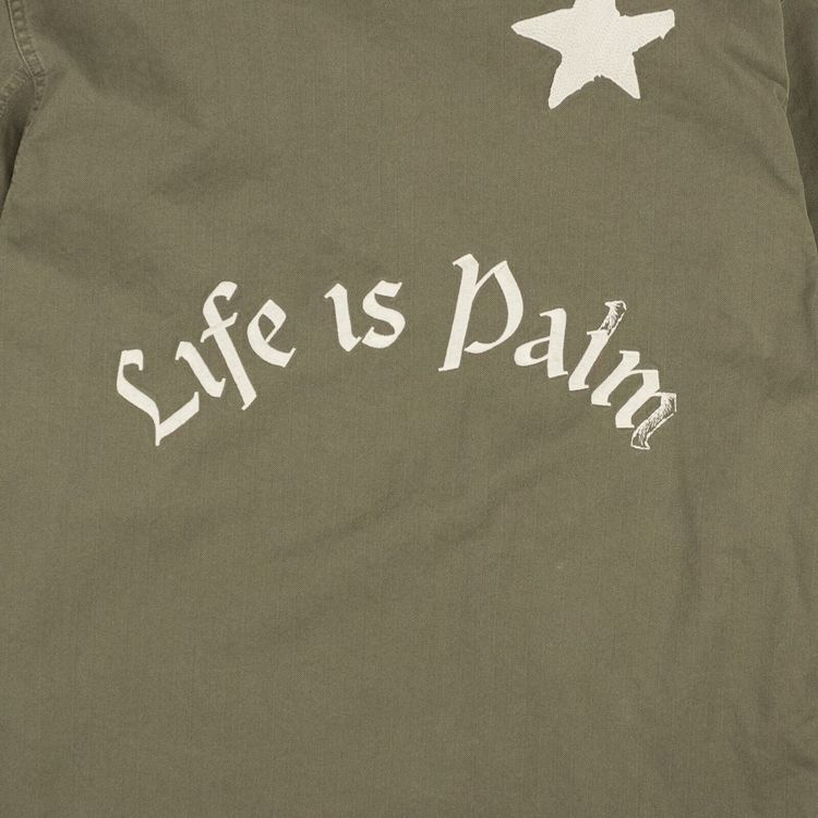 Palm Angels Night Sky Military Jacket Green