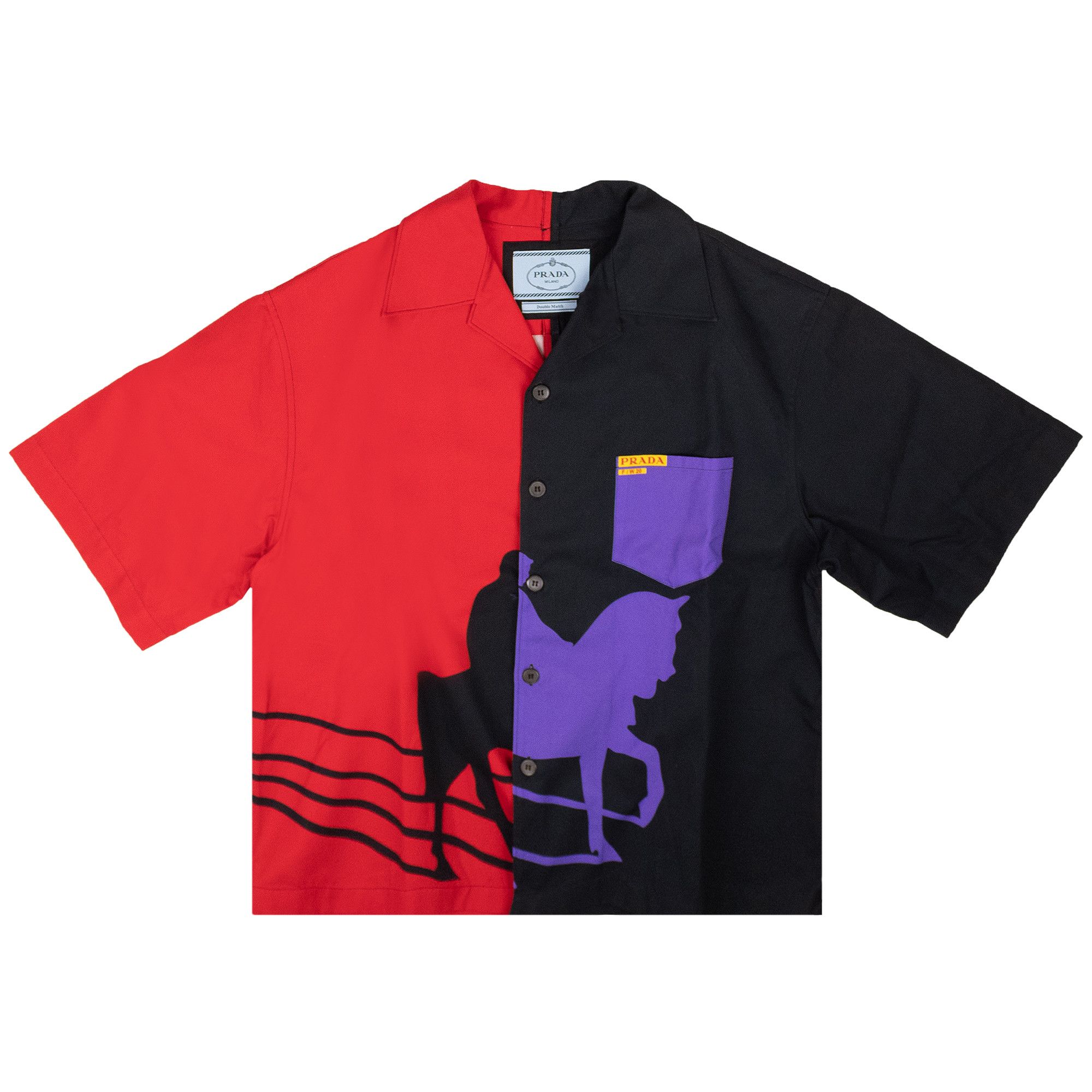 小物などお買い得な福袋 Shirt Match Double Horse Prada Buy 'Multicolor' UCS319 - シャツ