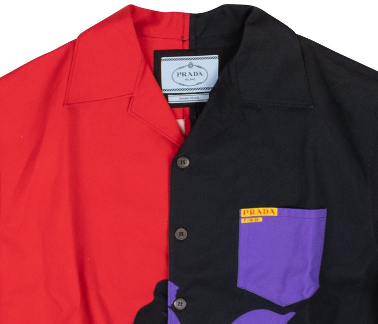 Prada Horse Double Match Shirt Multicolor