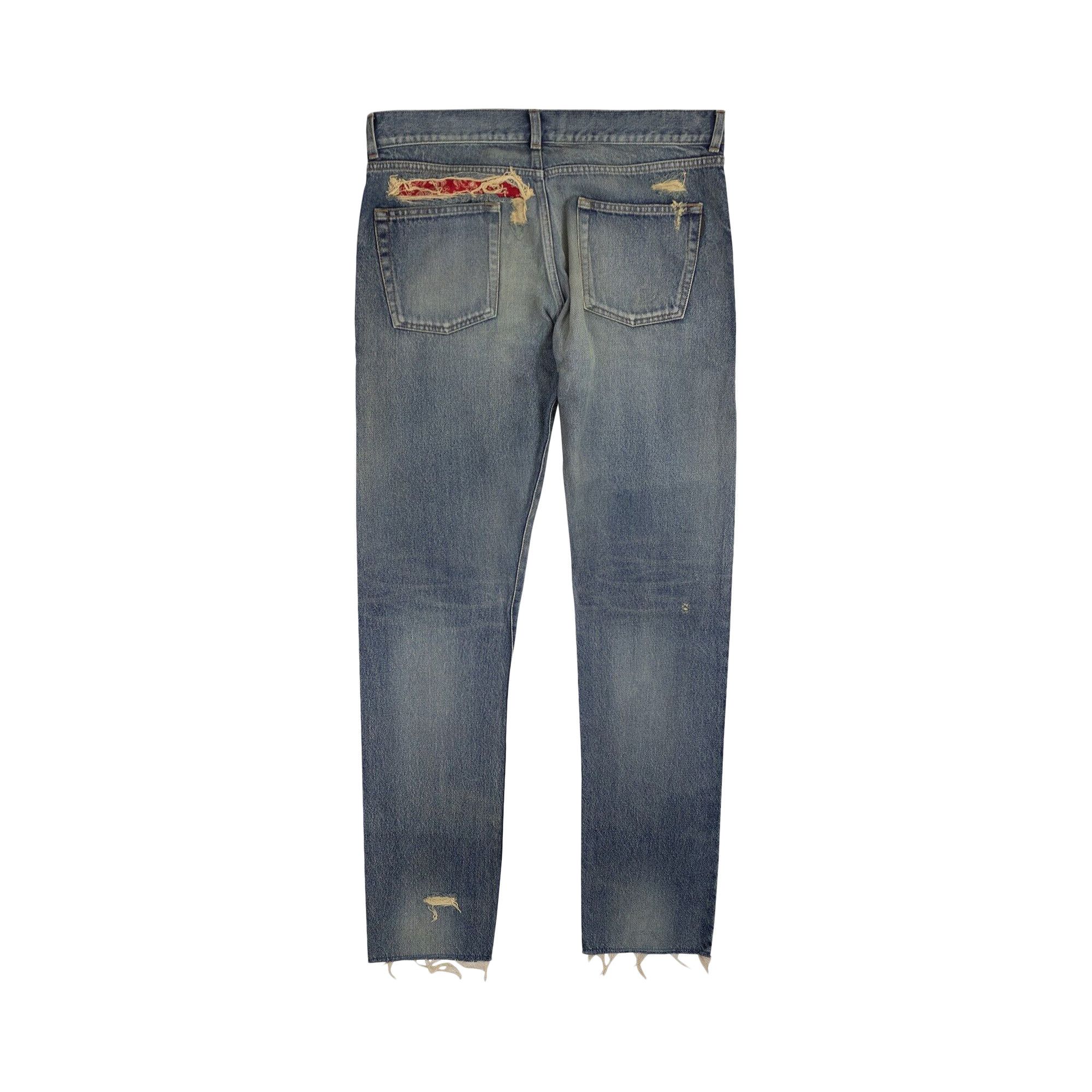 SAINT LAURENT デニム　ジーンズ ローライズジーンズ（シチリアブルーデニム） ブルー | Saint Laurent