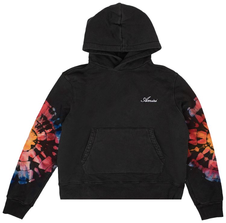 Amiri Spot Tie Dye Hoodie Black
