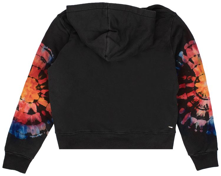 Amiri Spot Tie Dye Hoodie Black