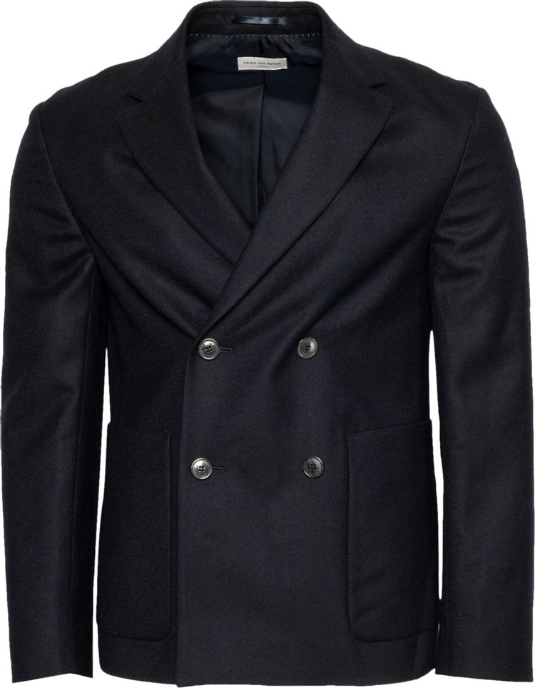 Dries Van Noten Barleys Jacket Navy