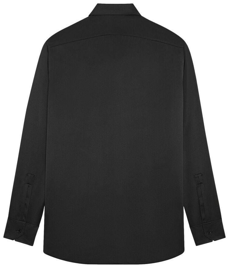Saint Laurent Silk Shirt Black
