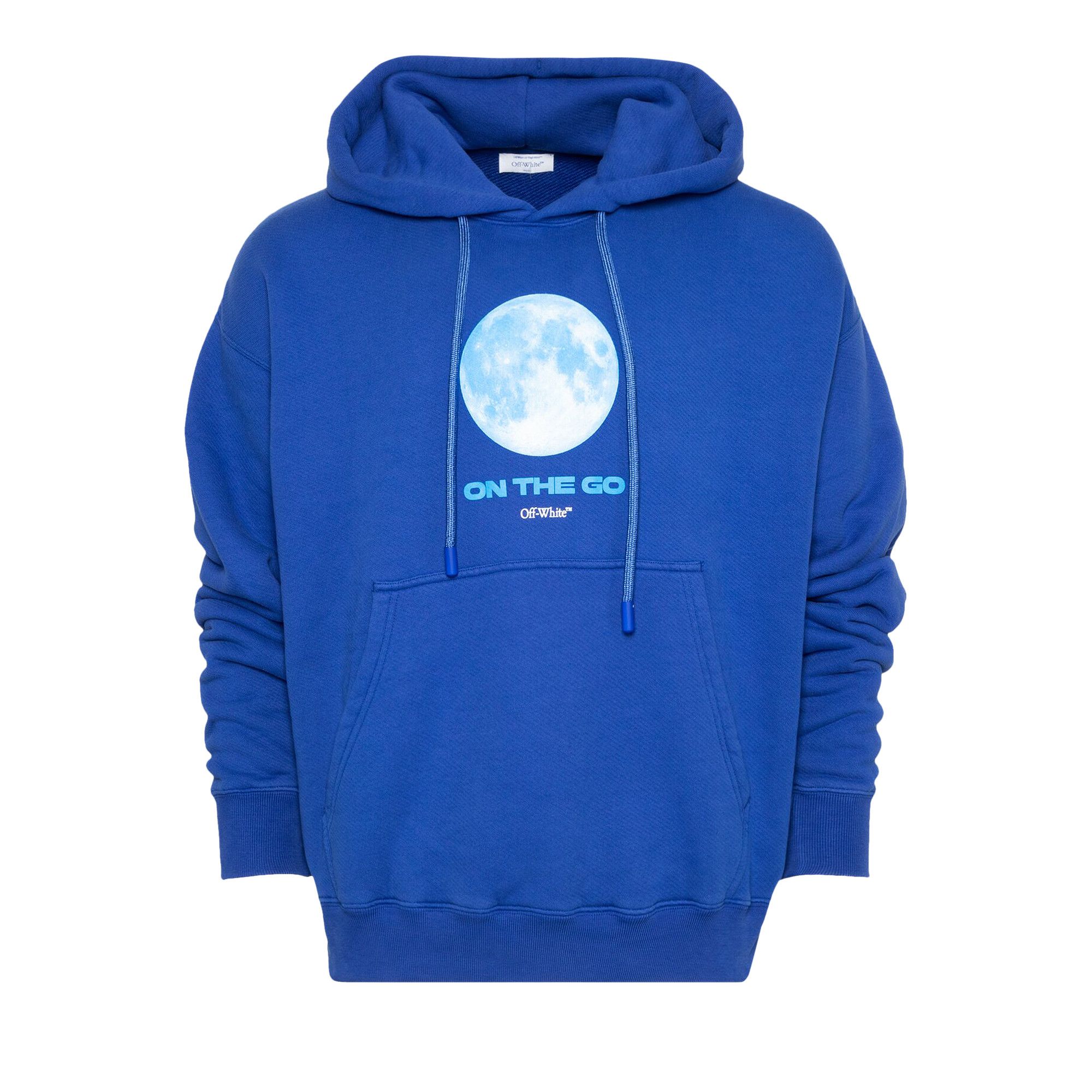 Buy Off White Onthego Moon Skate Hoodie Dark Blue Multicolor