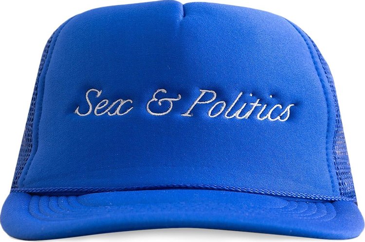 Mr. Saturday Sex & Politics Trucker Hat 'Blue'