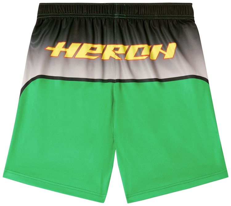 Heron Preston Dry Fit Shorts GreenBlack