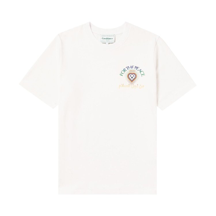 Casablanca For The Peace Gradient Printed T-Shirt 'White'