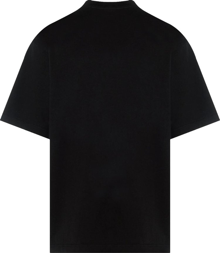 Balenciaga Medium Fit T Shirt BlackWhite