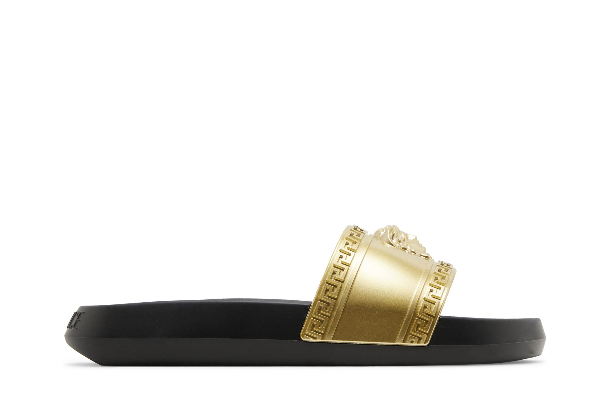 Versace gold medusa slides on sale