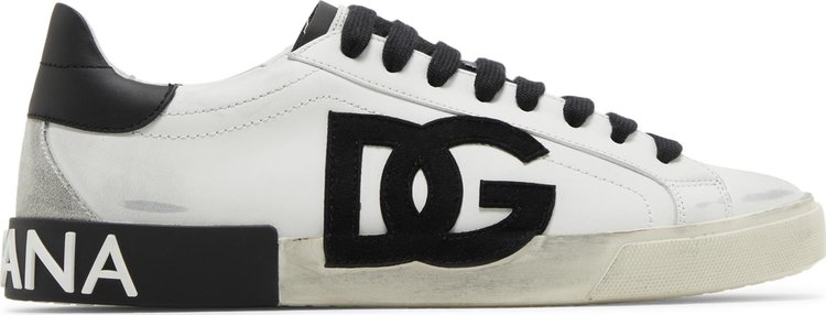 Buy Dolce & Gabbana Portofino Vintage 'DG Logo Print - White Black ...