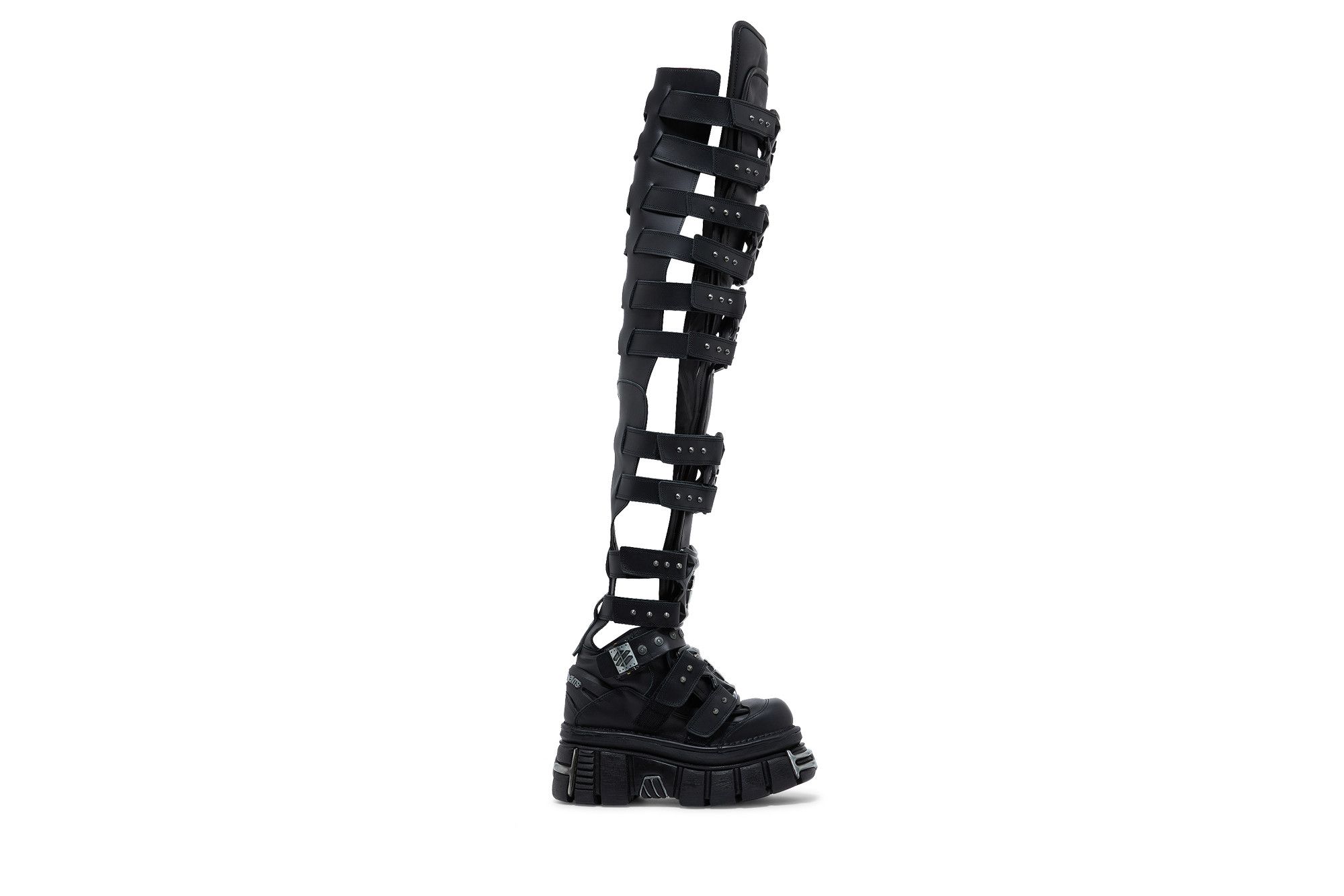 New rock thigh high boots 2025