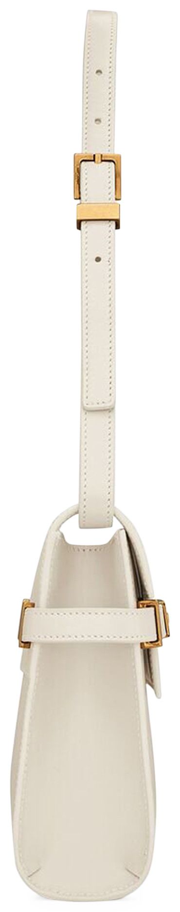 Saint Laurent Manhattan Small Shoulder Bag Soft Cream