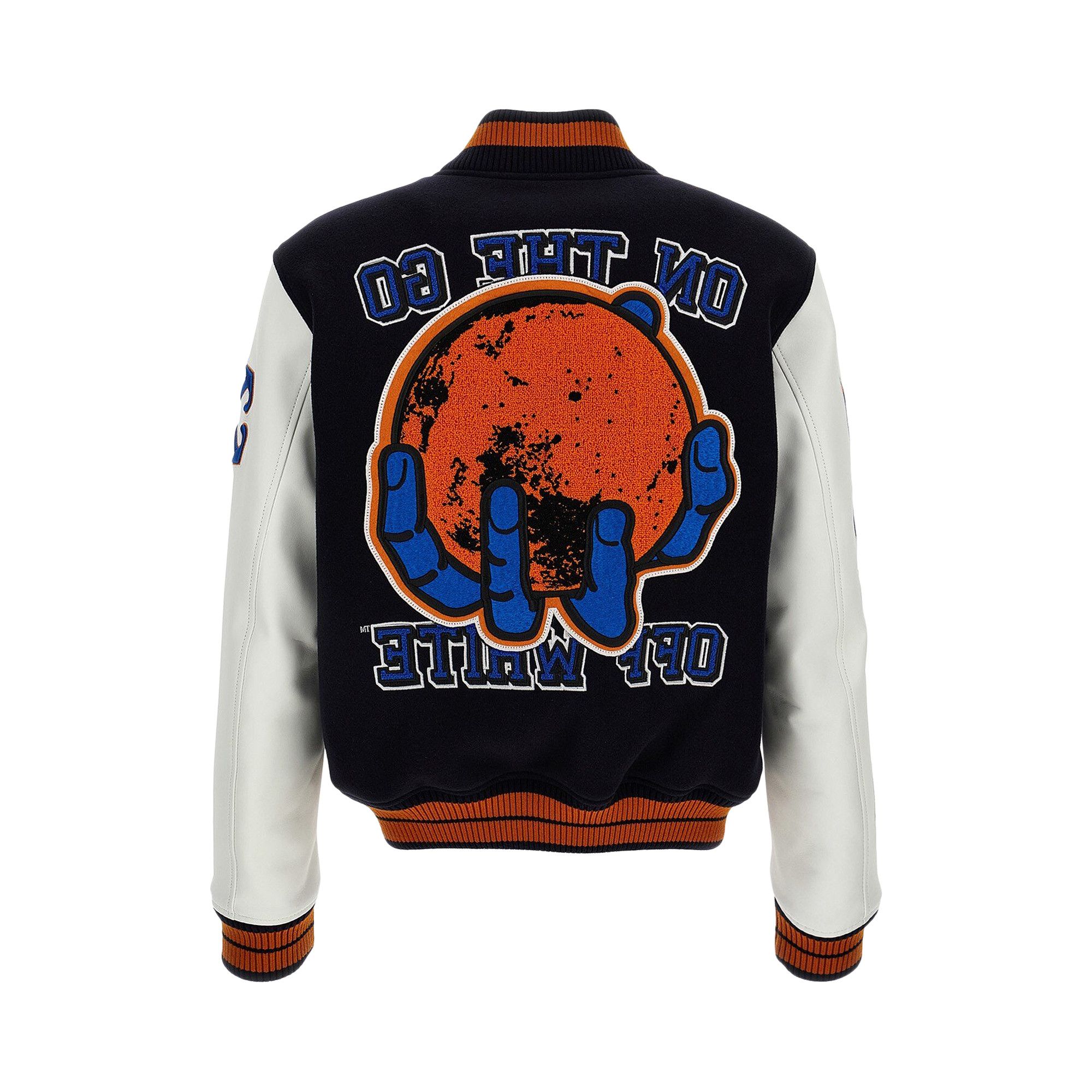 Buy Off-White Hold The Moon Varsity Jacket 'Sierra Leone