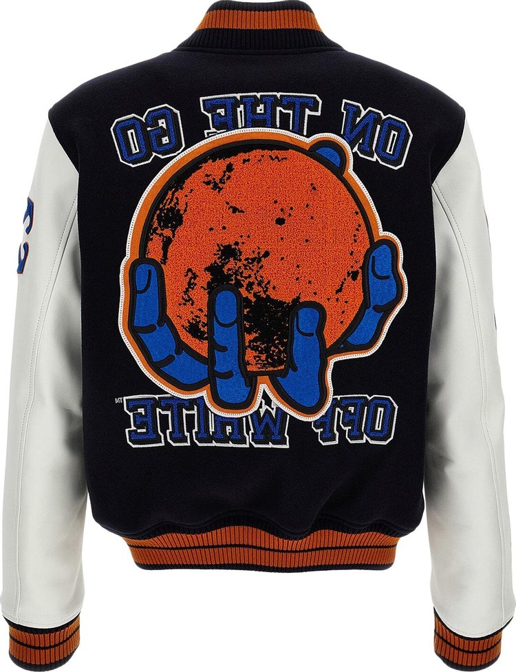 Off White Hold The Moon Varsity Jacket Sierra Leone