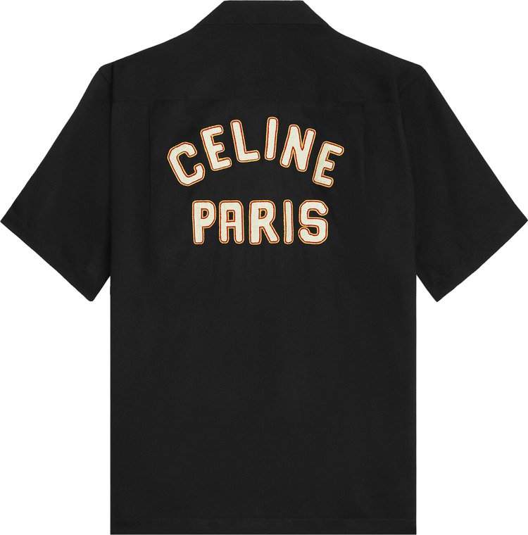 CELINE Hawaiian Shirt Black