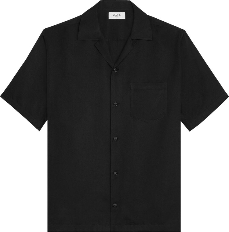 Buy CELINE Hawaiian Shirt 'Black' - 2C84A852C 38NO | GOAT