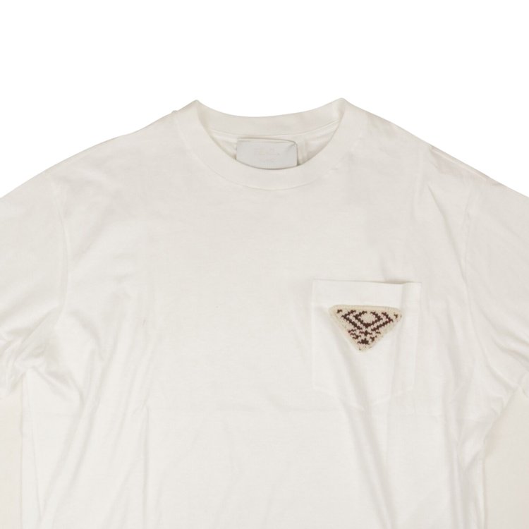 Prada Pocket Patch T Shirt White