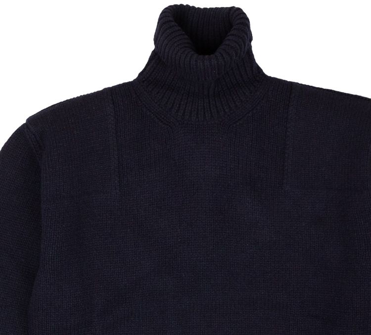 Prada Shetland Turtleneck Sweater Blue