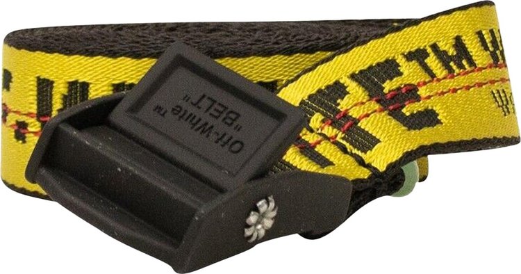 Off White Mini Industrial Belt Yellow