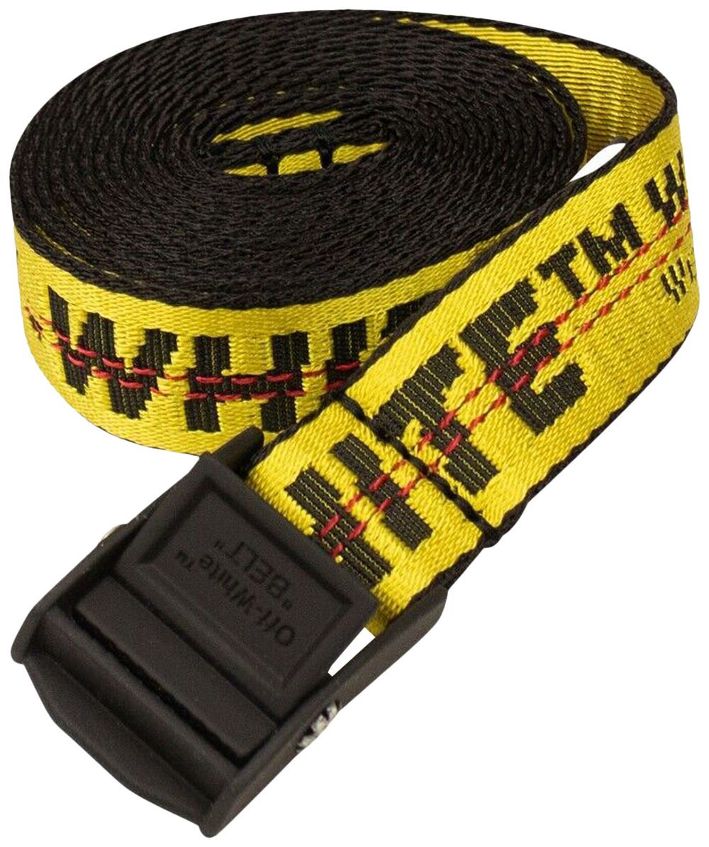 Off-White Cintura Roller Buckle Tape Belt OMRB104S23FAB0011018