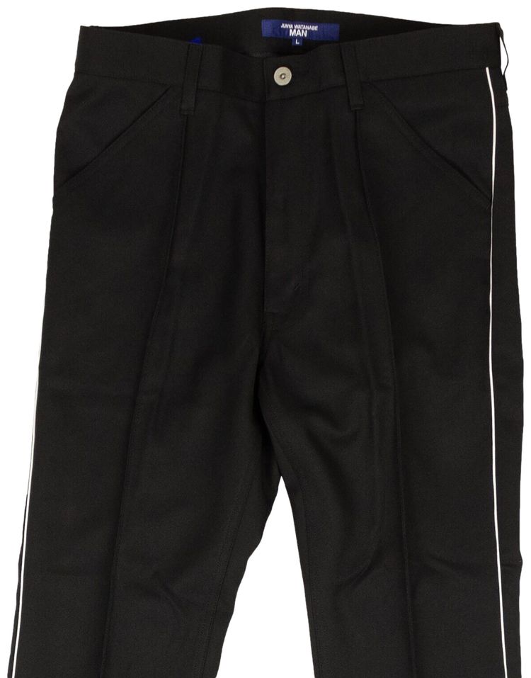 Junya Watanabe Polyester Side Seam Pants Black