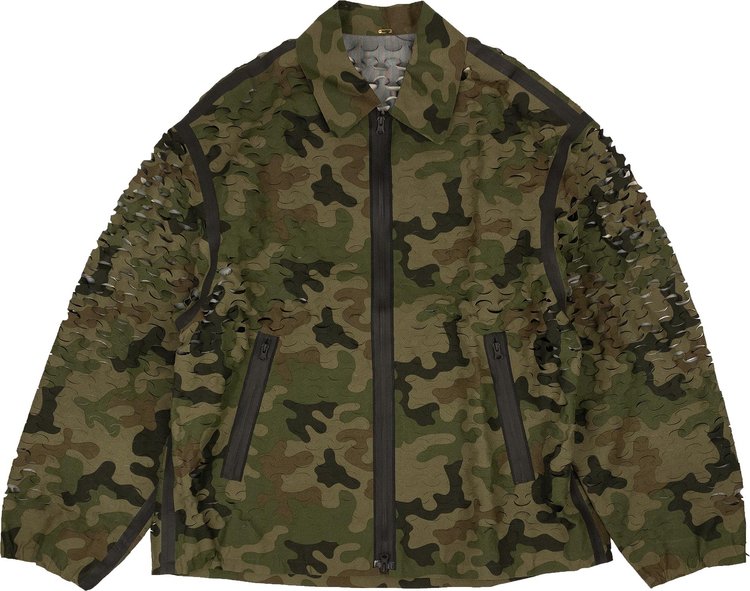 Dries Van Noten Voyde Laser Jacket Khaki Green