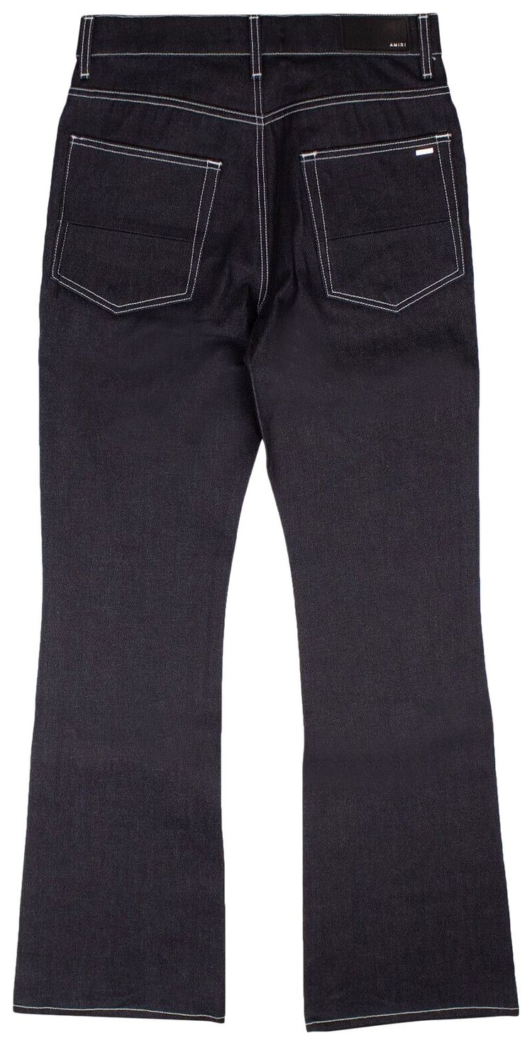 Amiri 5 Pocket Flare Leg Jeans Blue