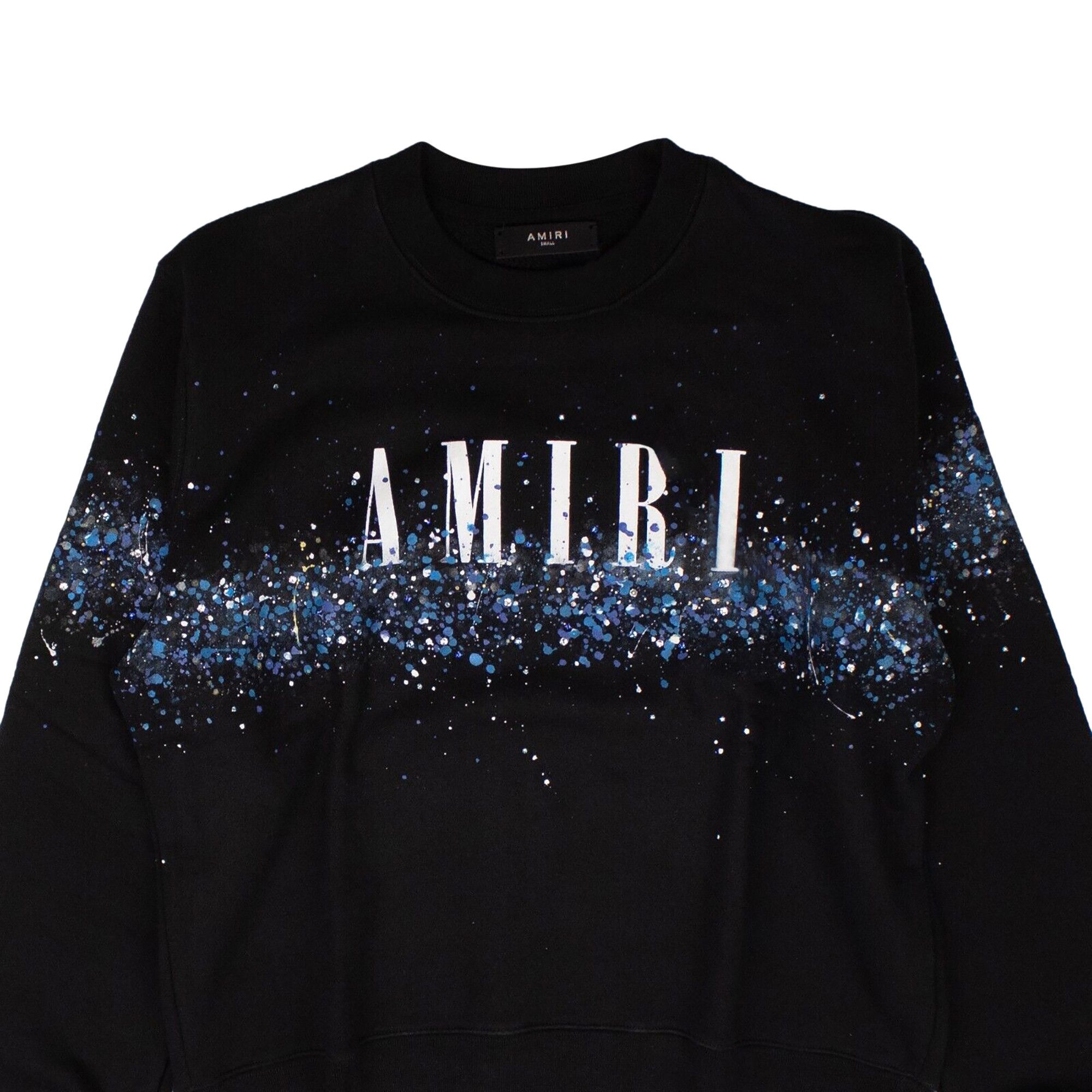 Buy Amiri Core Crystal Painter Crewneck 'Black' - MJLC004