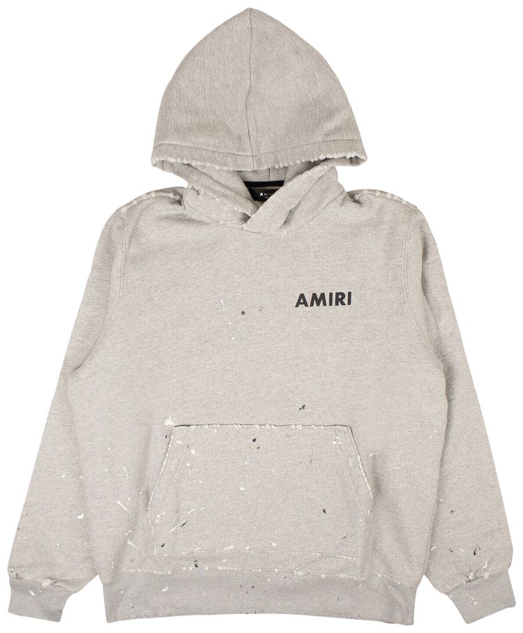 Buy Amiri Army Paint Hoodie 'Grey' MJLH001 032 GREY GOAT