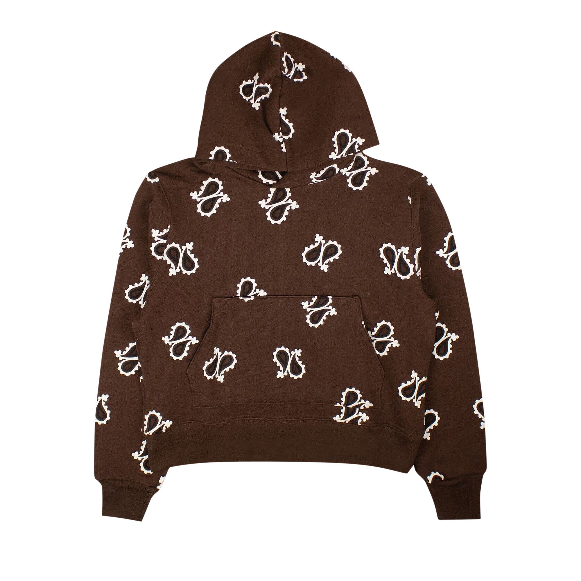 Buy Amiri Paisley All Over Fitted Hoodie 'Brown' - MJGH008 200